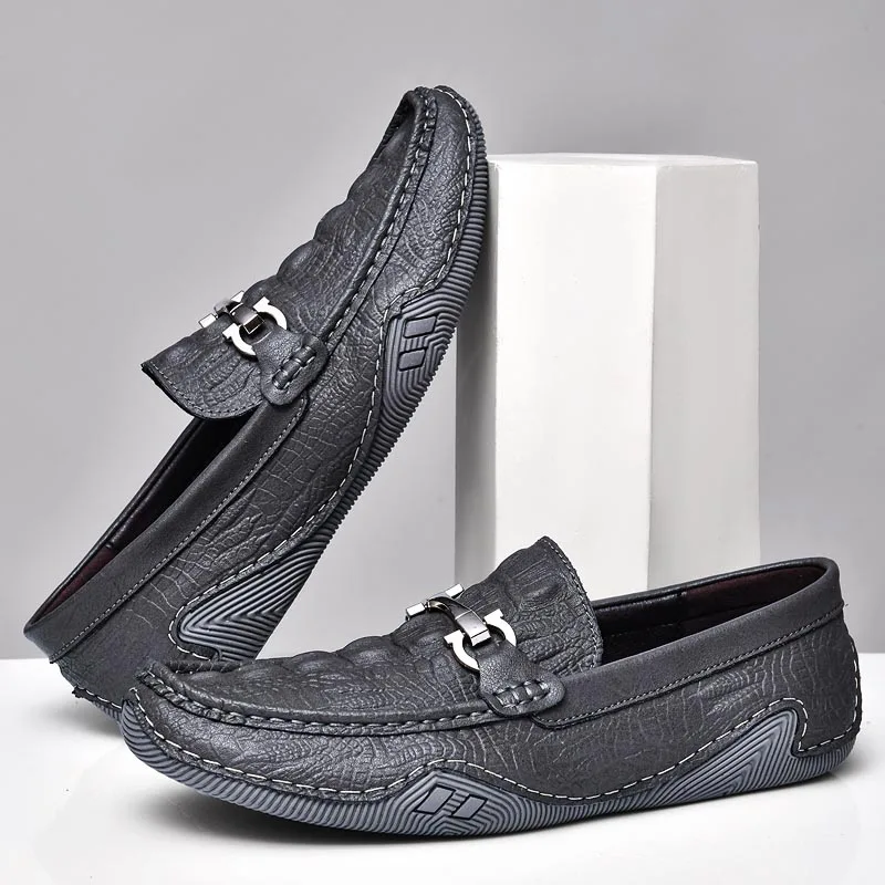 Reptor Genuine Leather Loafers