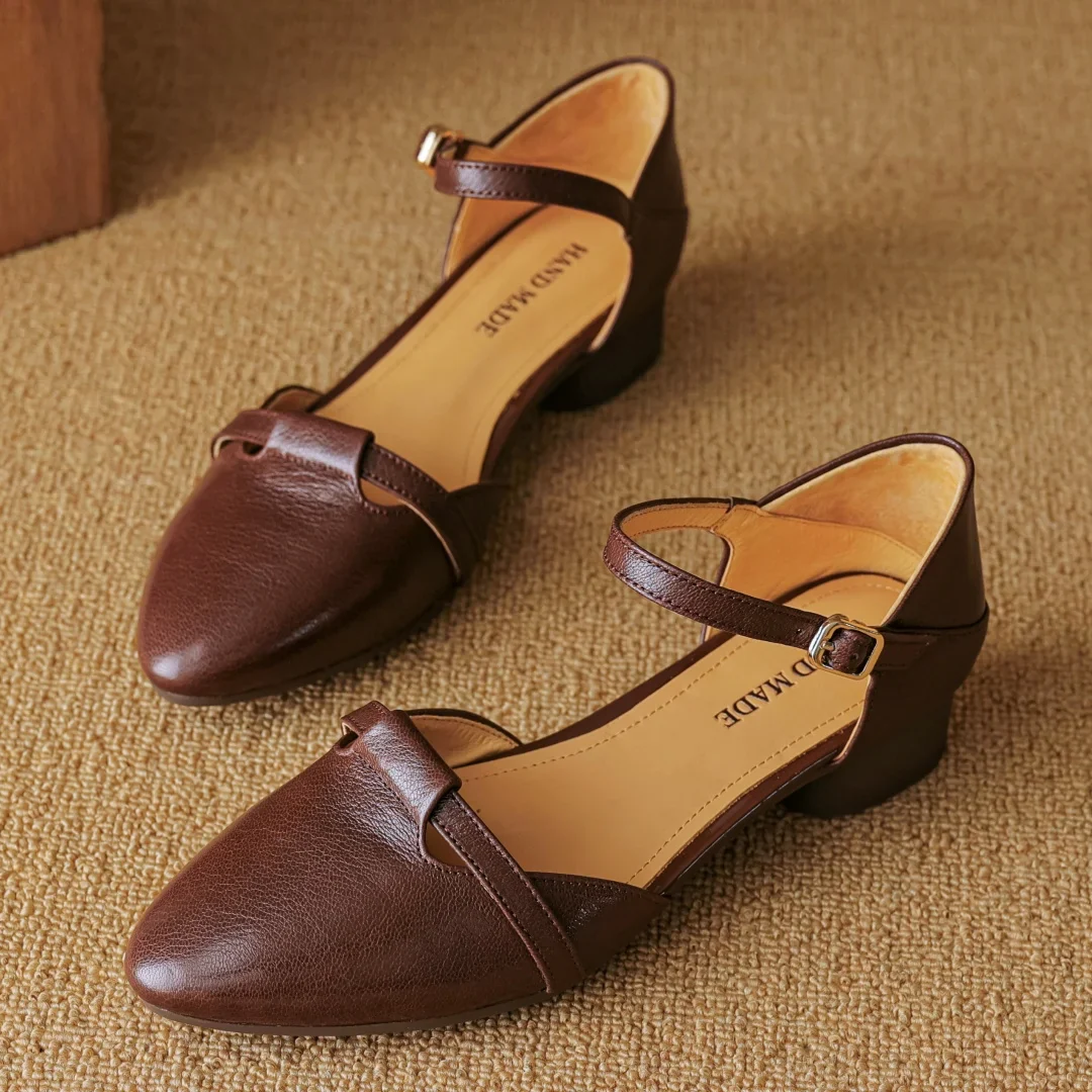 Laney Genuine Leather Heels