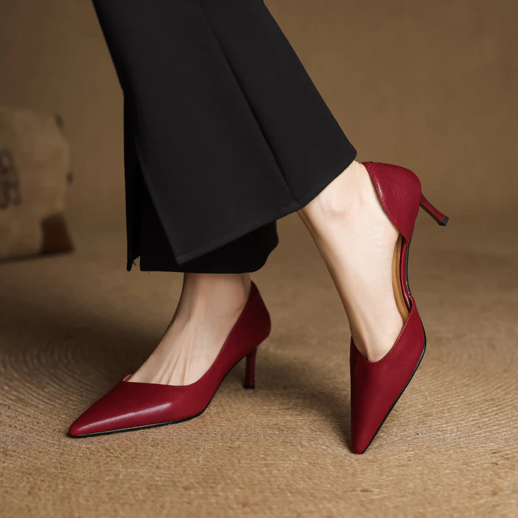 Nuva Genuine Leather Heels