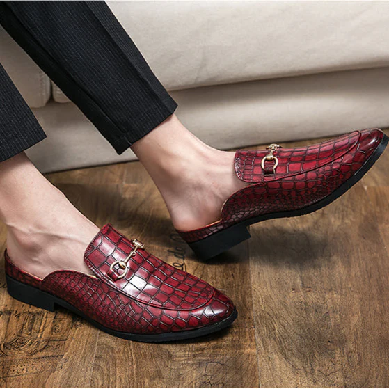 Elbert Genuine Leather Mules