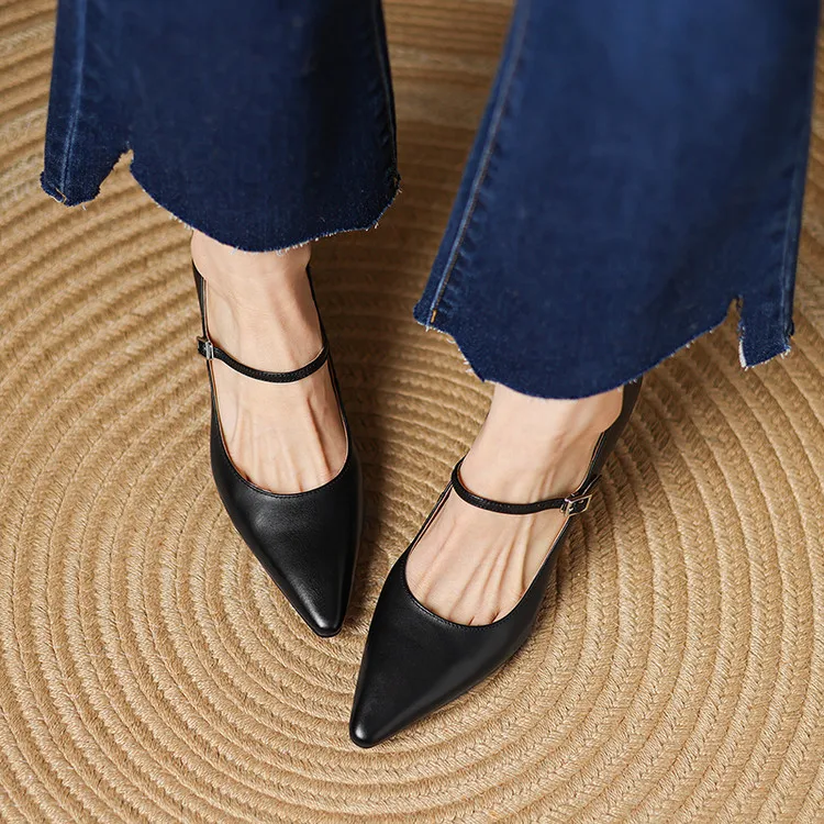 Samara Genuine Leather Heels