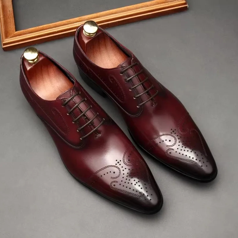 Tarz Genuine Leather Oxfords