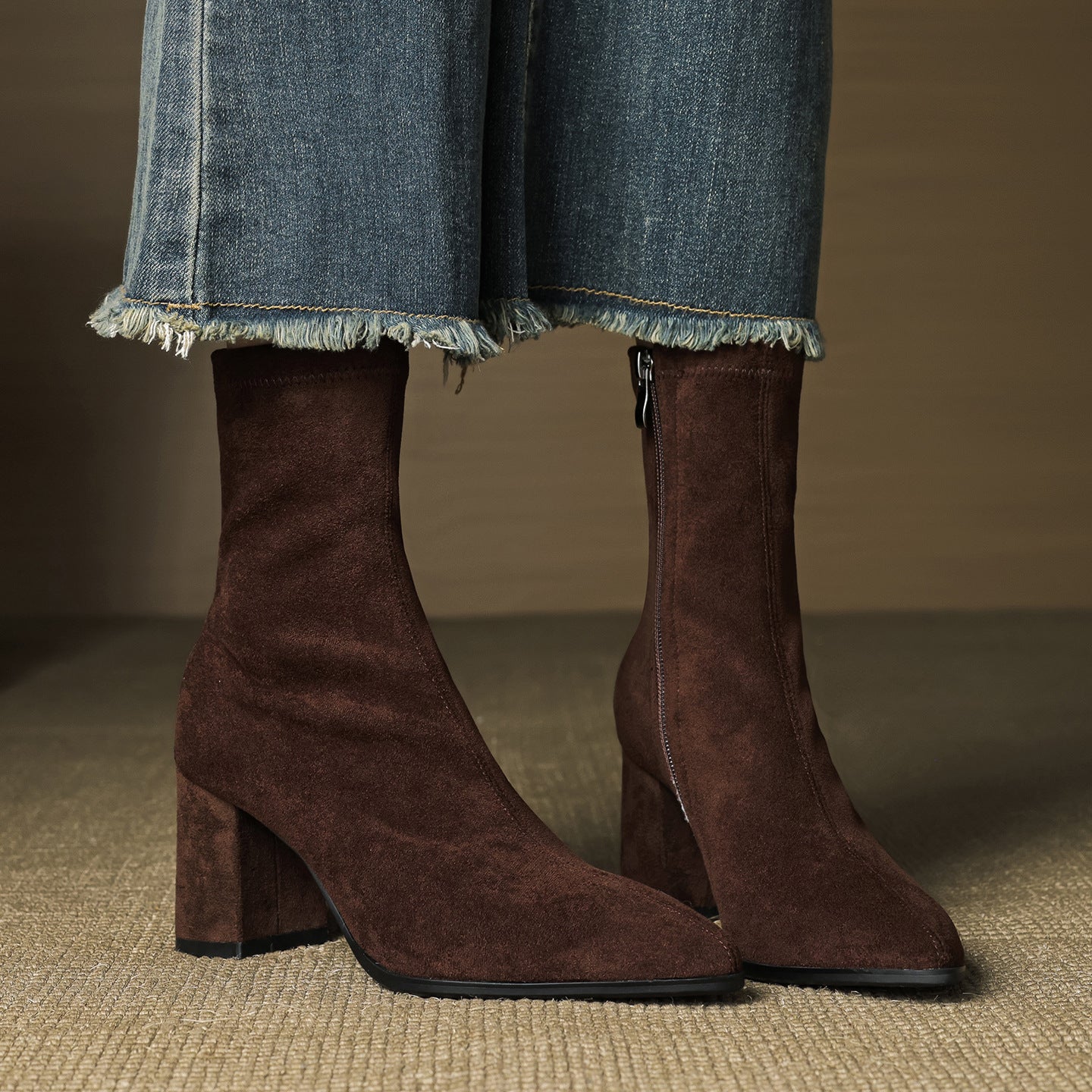 Alora Genuine Suede Boots