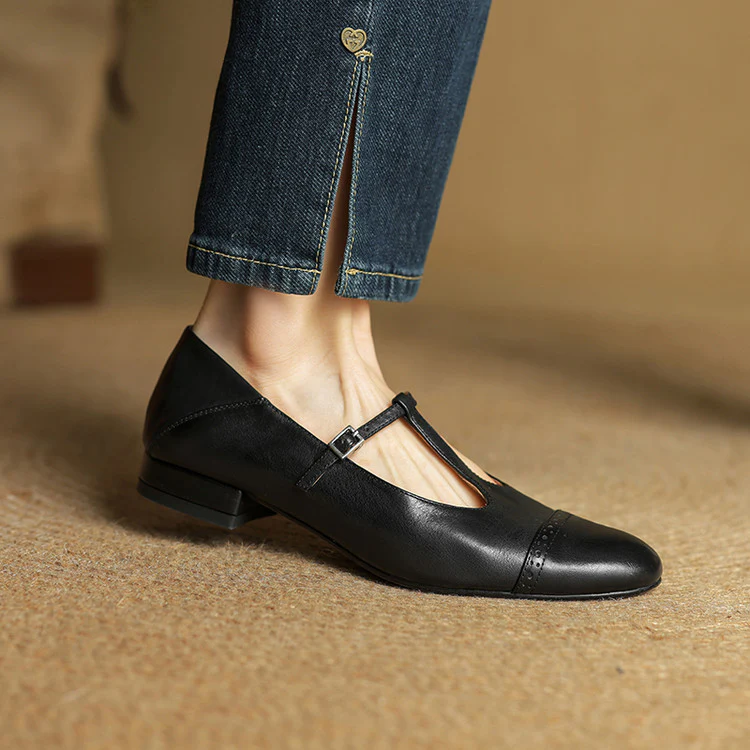 Graneth Genuine Leather Flats