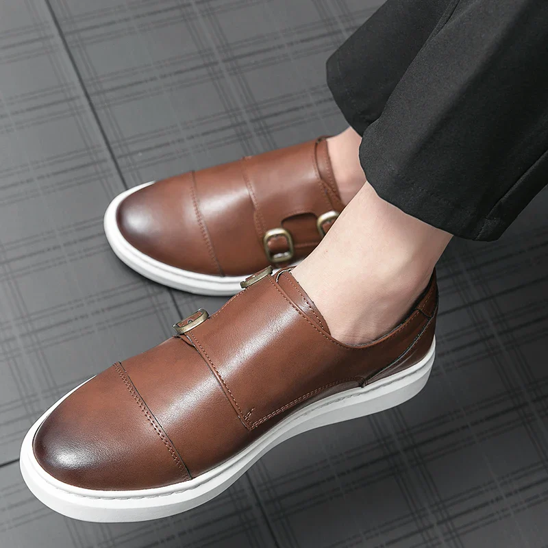 Zyden Genuine Leather Loafers