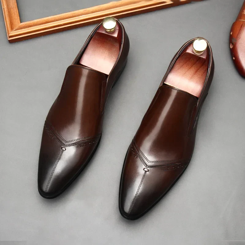 Zion Genuine Leather Loafers