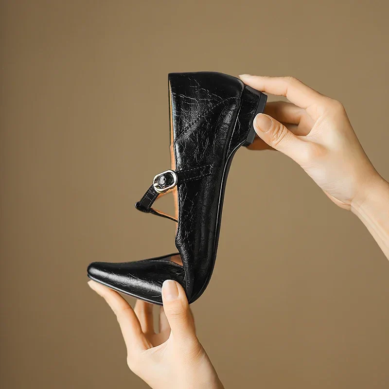 Biana Genuine Leather Heels