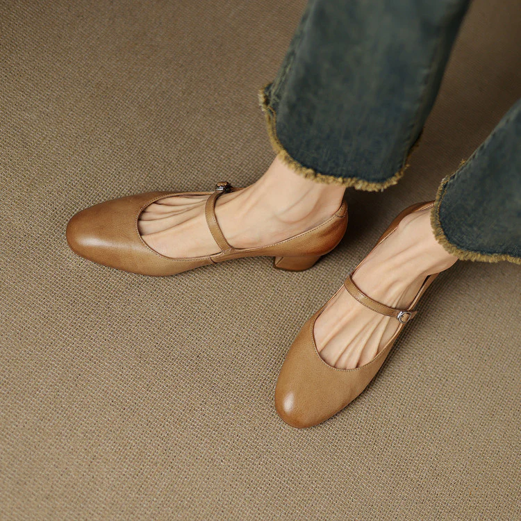 Cadrel Genuine Leather Pumps