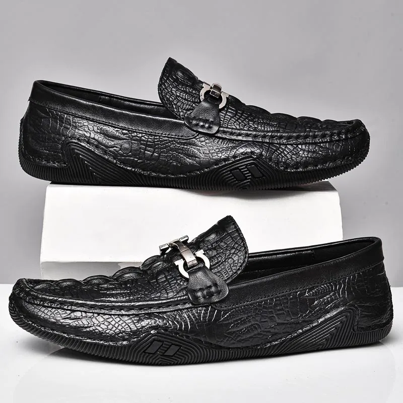 Reptor Genuine Leather Loafers