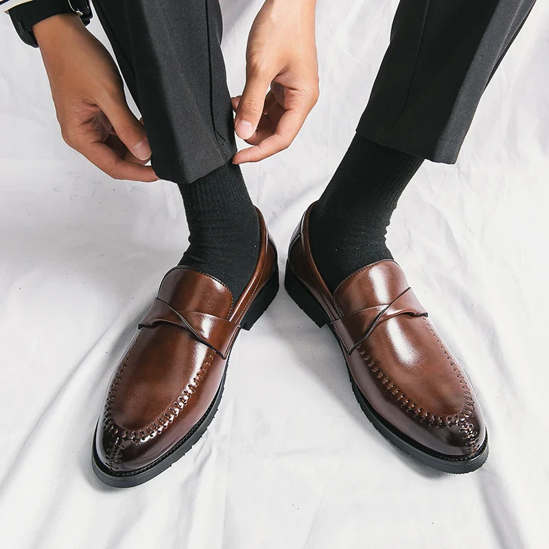 Teviot Genuine Leather Loafers
