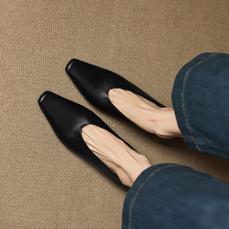 Emor Genuine Leather Flats