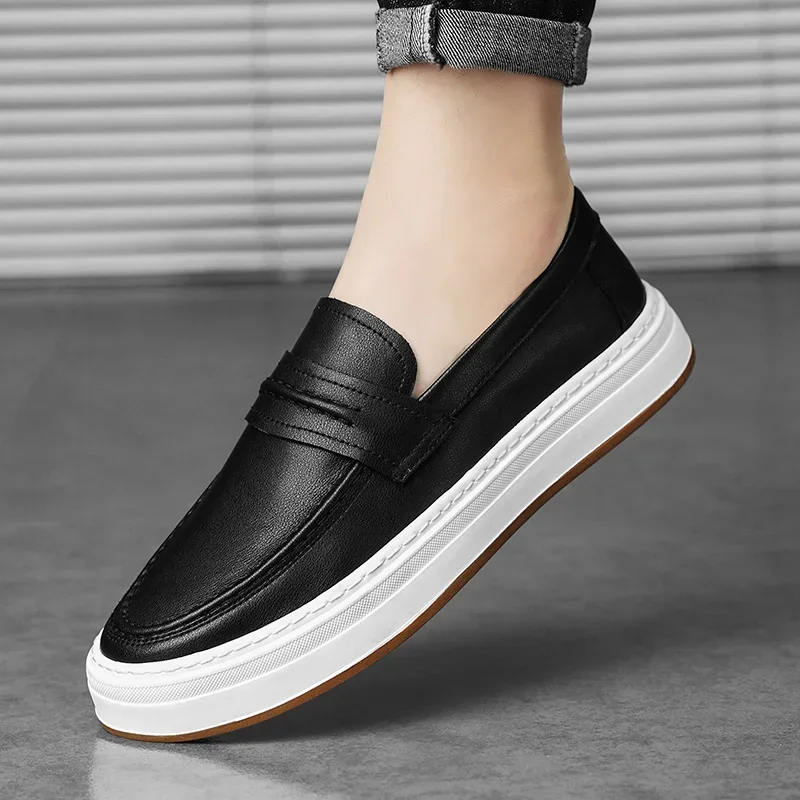 Moico Genuine Leather Loafers