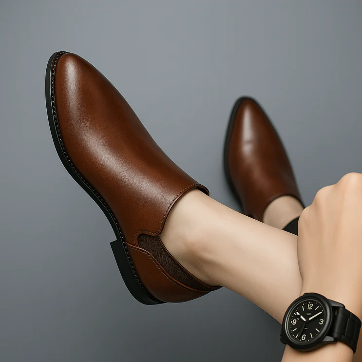 Slevo Genuine Leather Loafers