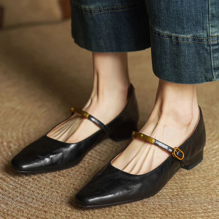 Merlot Genuine Leather Pumps