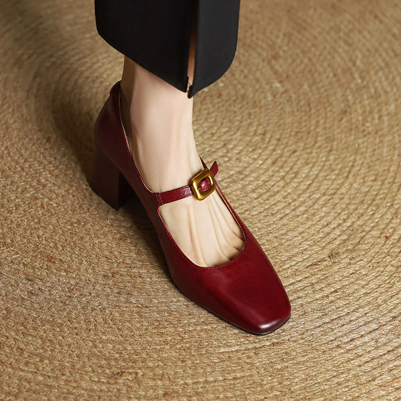 Olea Genuine Leather Heels