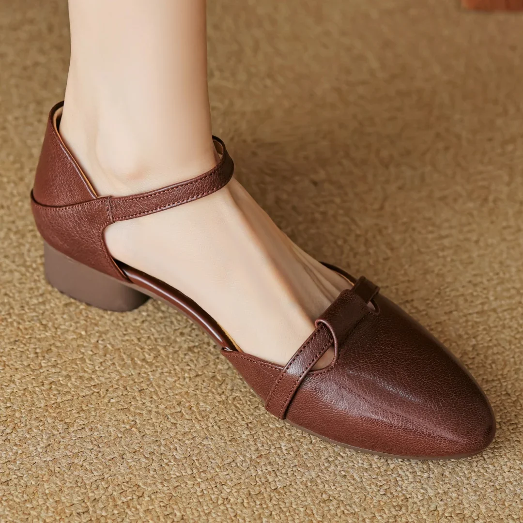 Laney Genuine Leather Heels