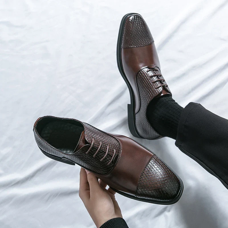 Slyther Genuine Leather Brogues