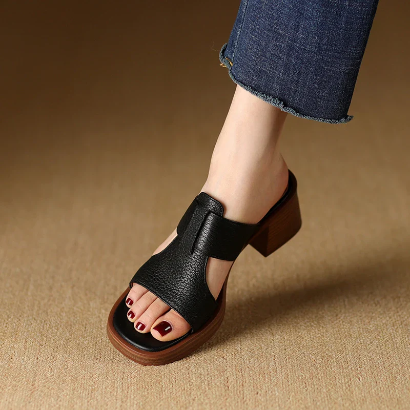 Enara Genuine Leather Sandals