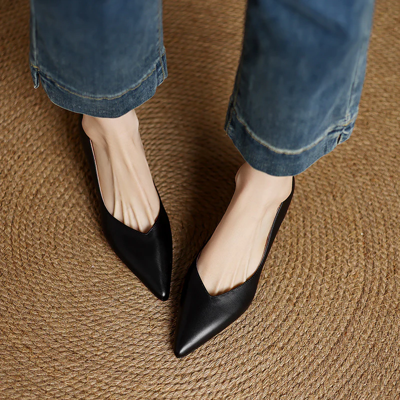 Elan Genuine Leather Heels