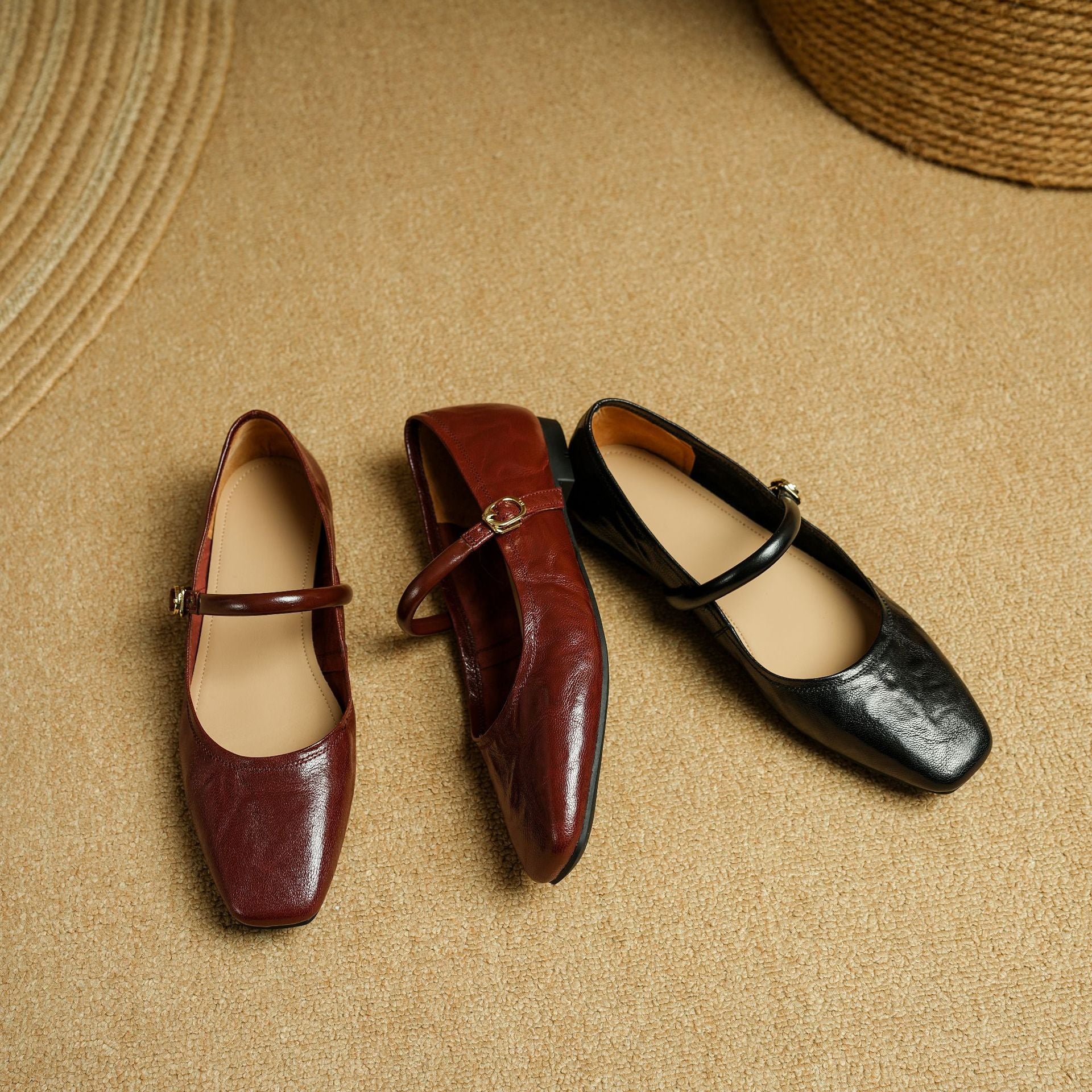 Islae Genuine Leather Flats