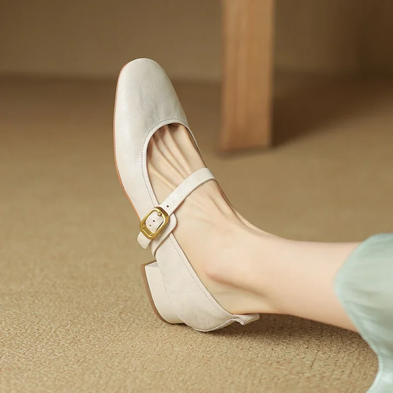 Bruna Genuine Leather Pumps