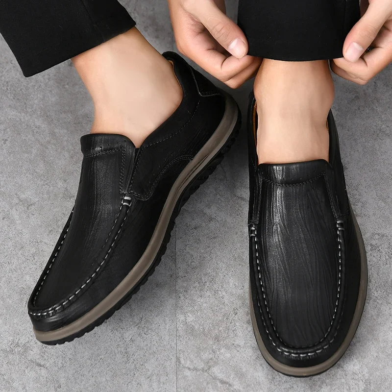 Trego Genuine Leather Loafers