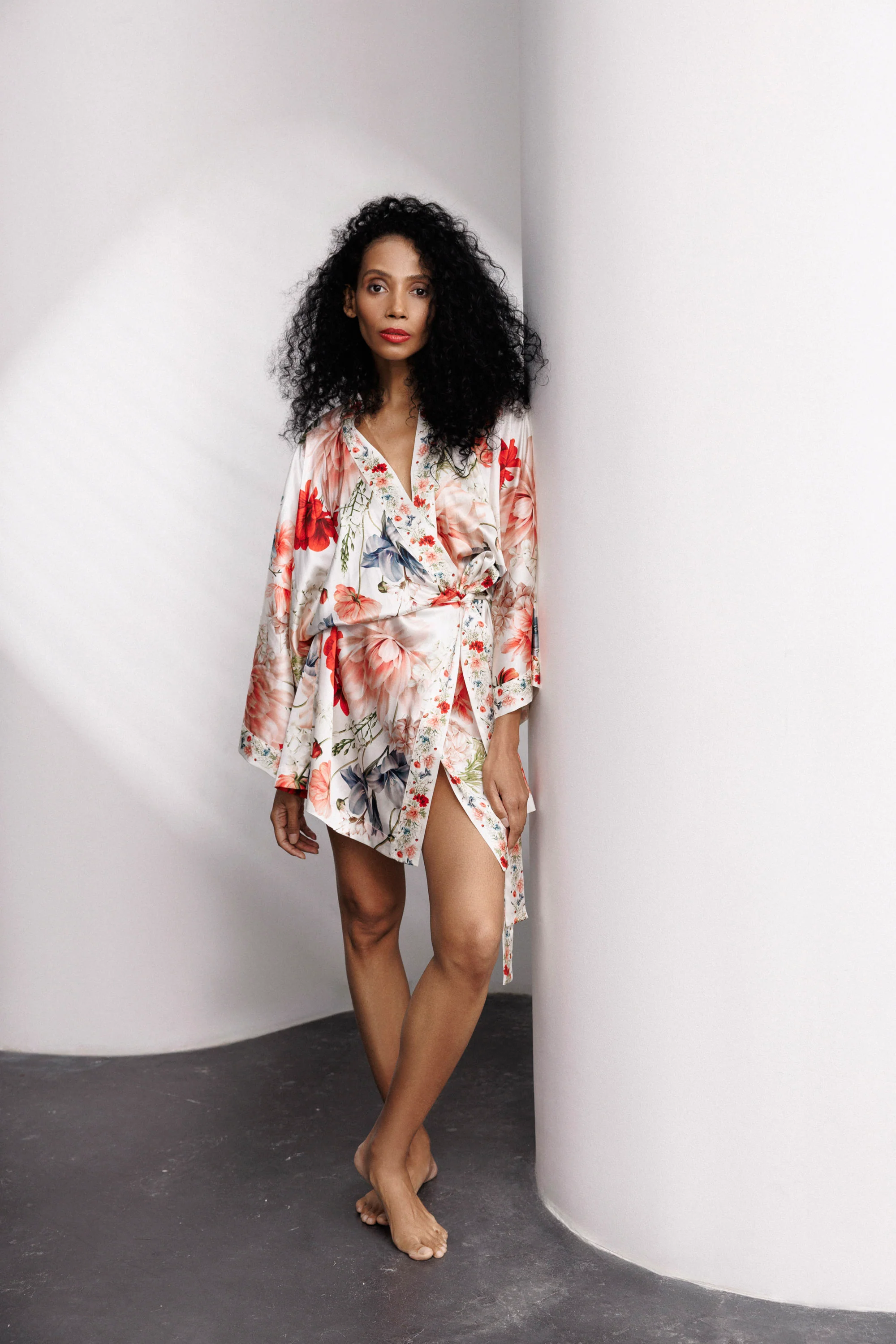 Blossom Serenity Short Robe