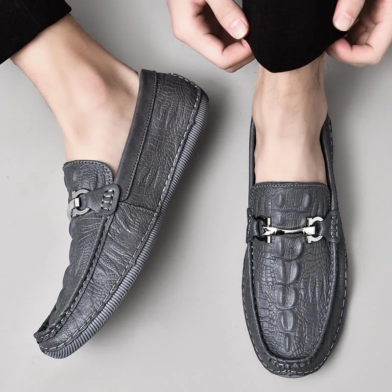 Reptor Genuine Leather Loafers