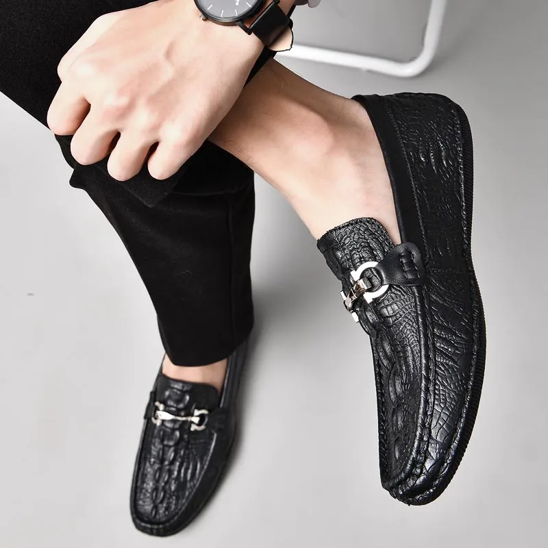 Reptor Genuine Leather Loafers
