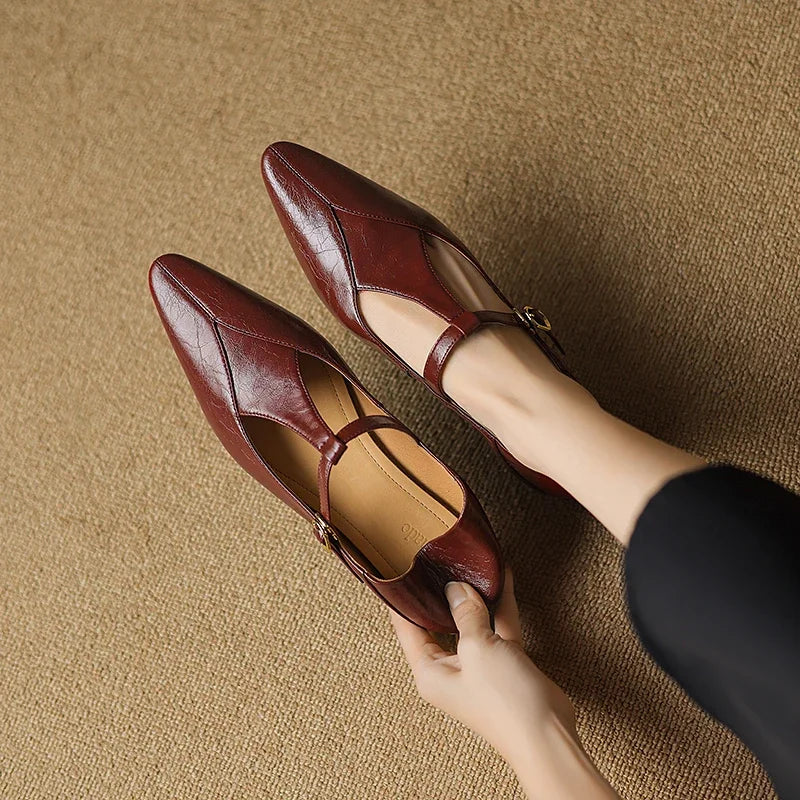 Biana Genuine Leather Heels