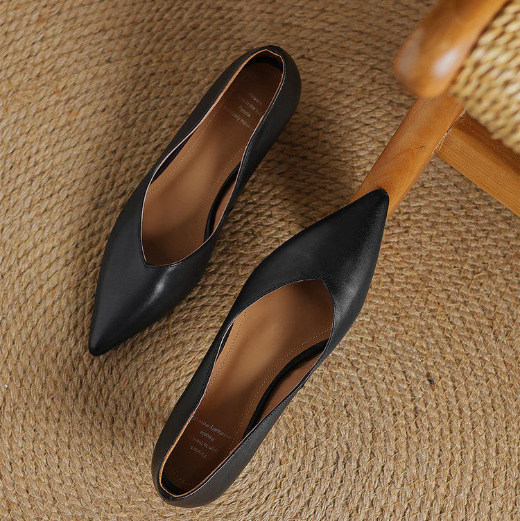 Elan Genuine Leather Heels