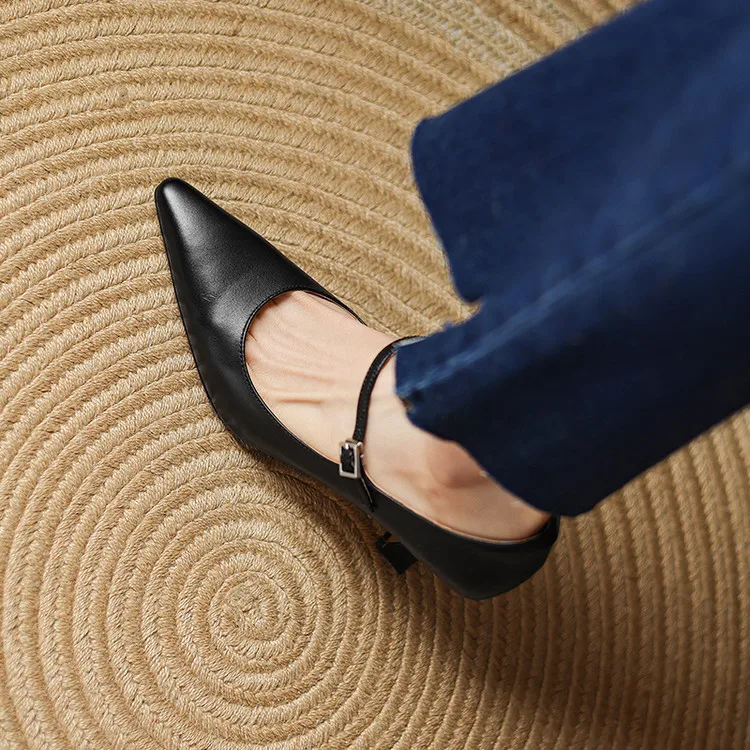 Samara Genuine Leather Heels