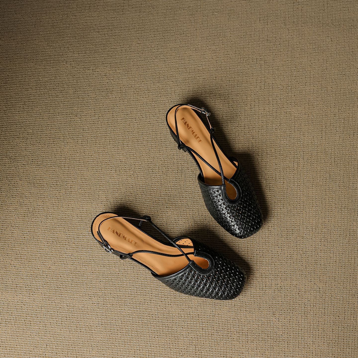 Opal Genuine Leather Slingbacks