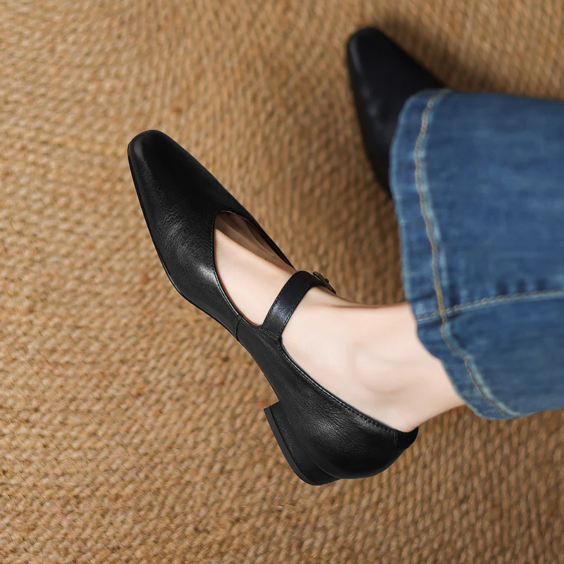 Maira Genuine Leather Heels