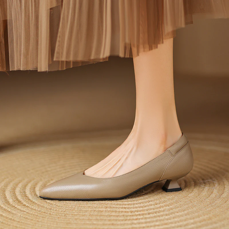 Nera Genuine Leather Heels