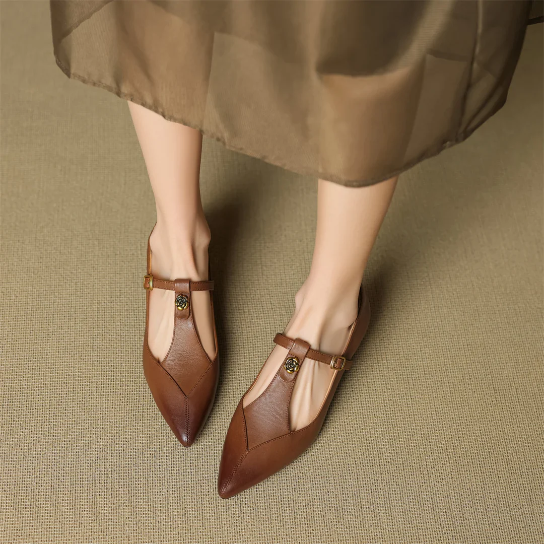 Marlene Genuine Leather Heels