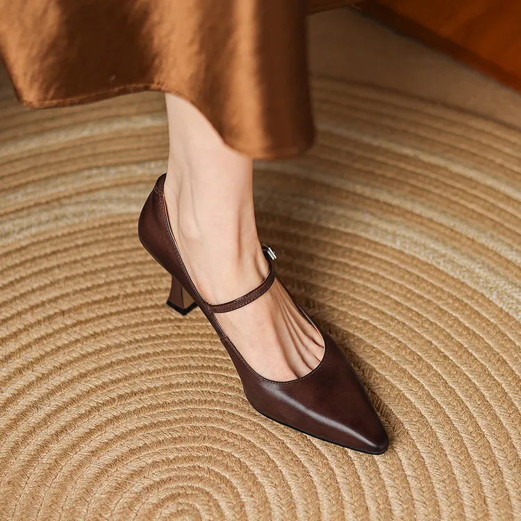 Samara Genuine Leather Heels