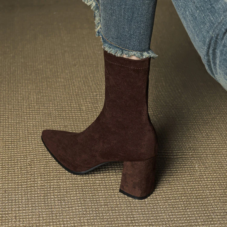 Alora Genuine Suede Boots