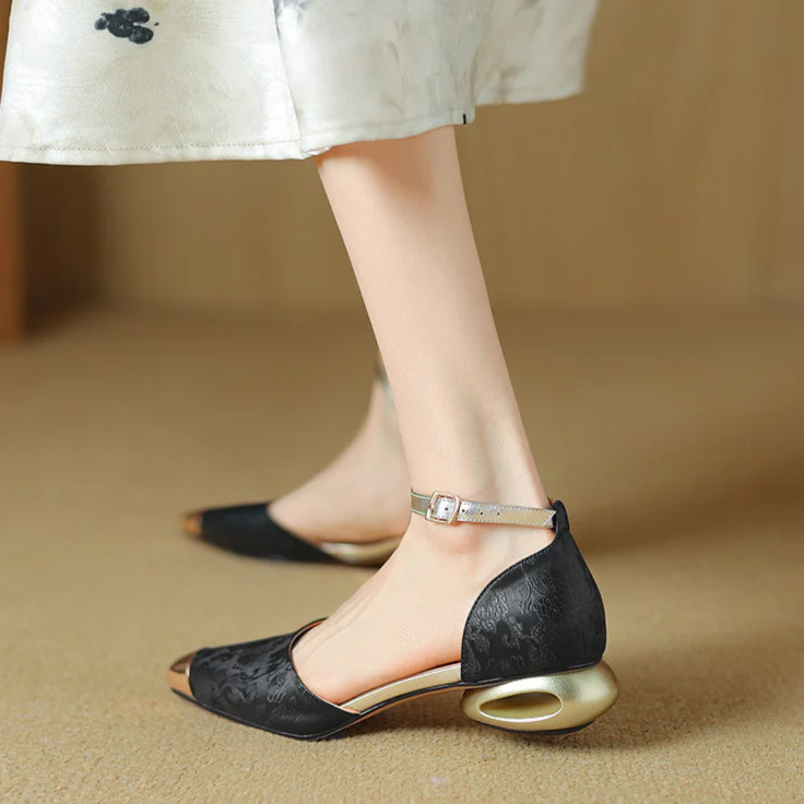 Alexia Genuine Leather Heels