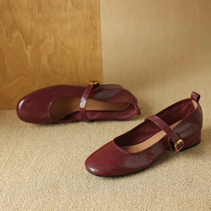 Bruna Genuine Leather Pumps