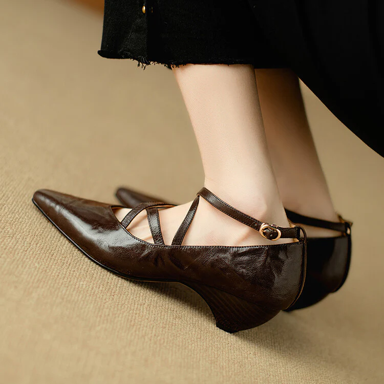 Lira Genuine Leather Heels