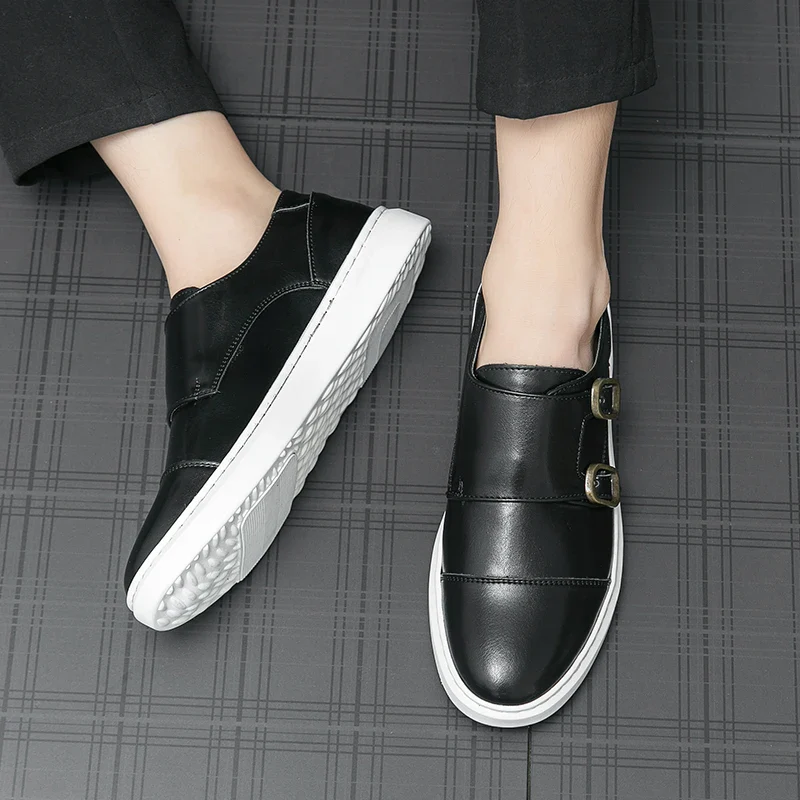 Zyden Genuine Leather Loafers