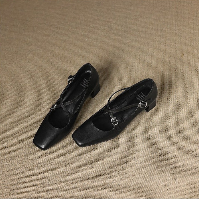 Ciora Genuine Leather Heels