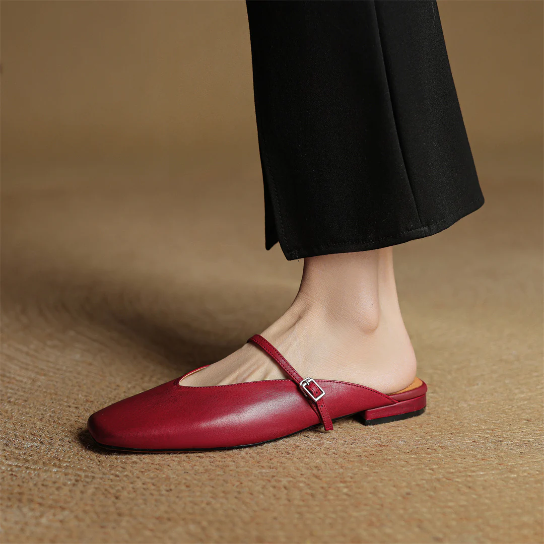 Miral Genuine Leather Mules