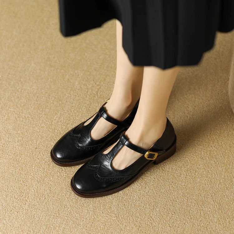 Myra Genuine Leather Shoes