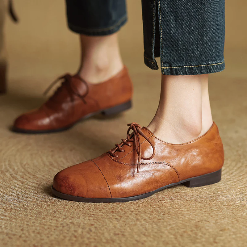 Delyra Genuine Leather Shoes