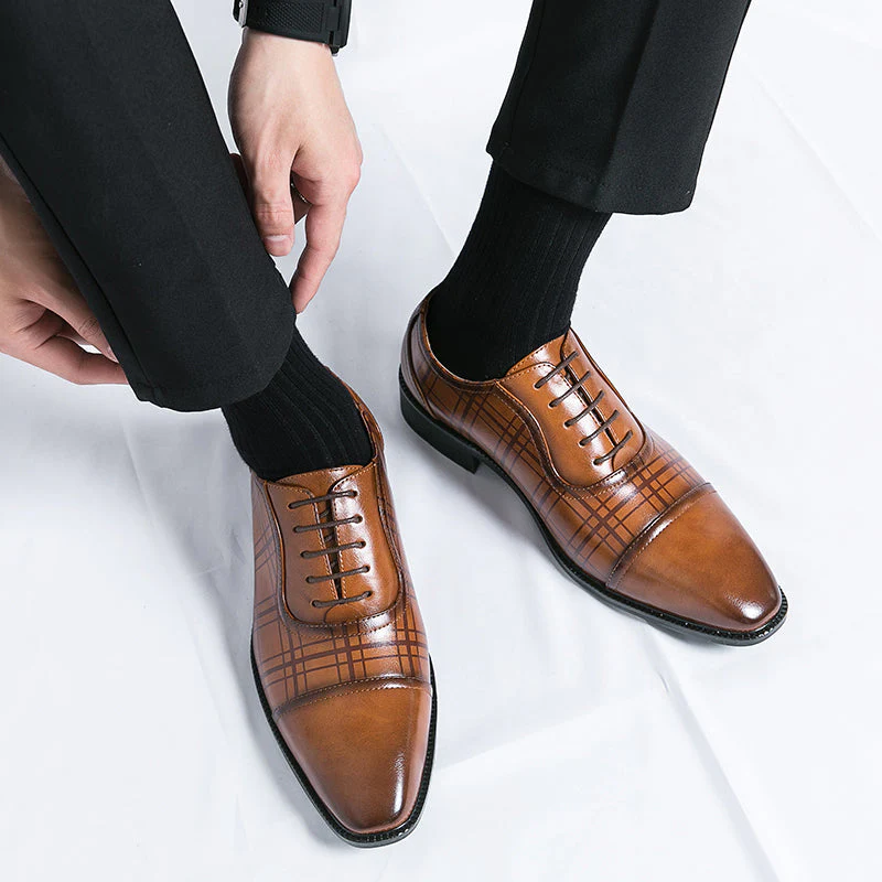 Harmon Genuine Leather Dress Shoes