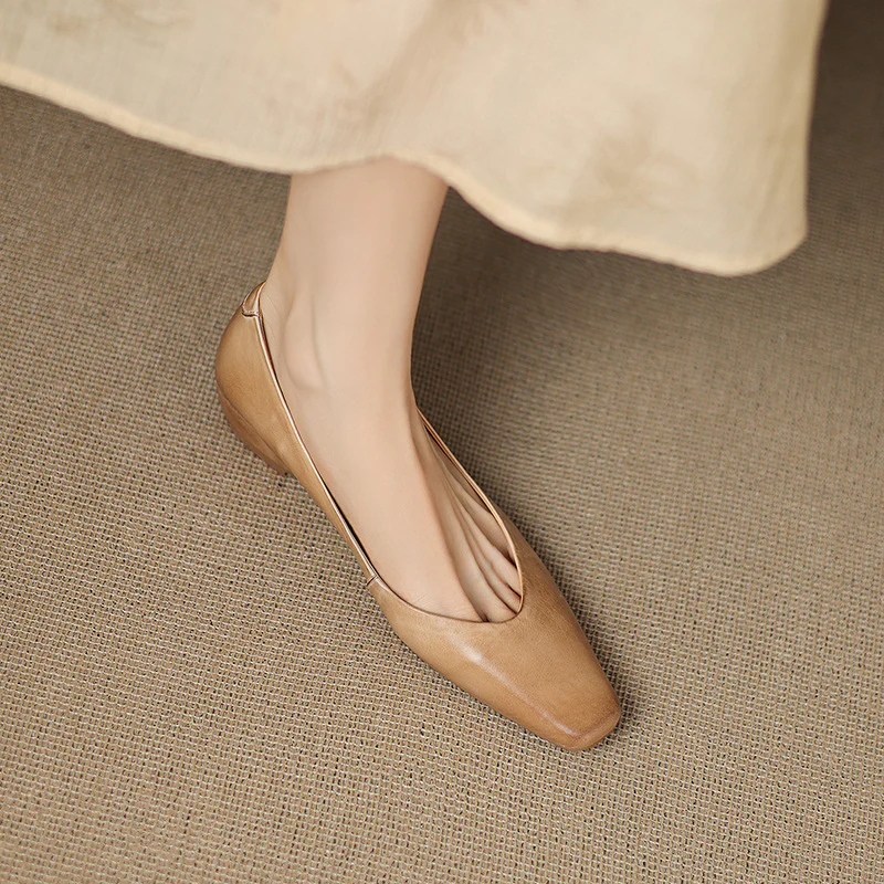 Oren Genuine Leather Flats