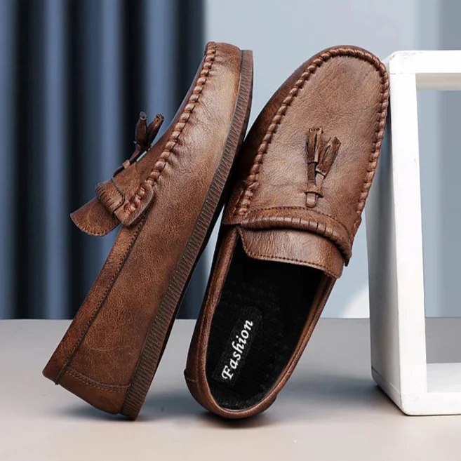 Moclyn Leather Loafers
