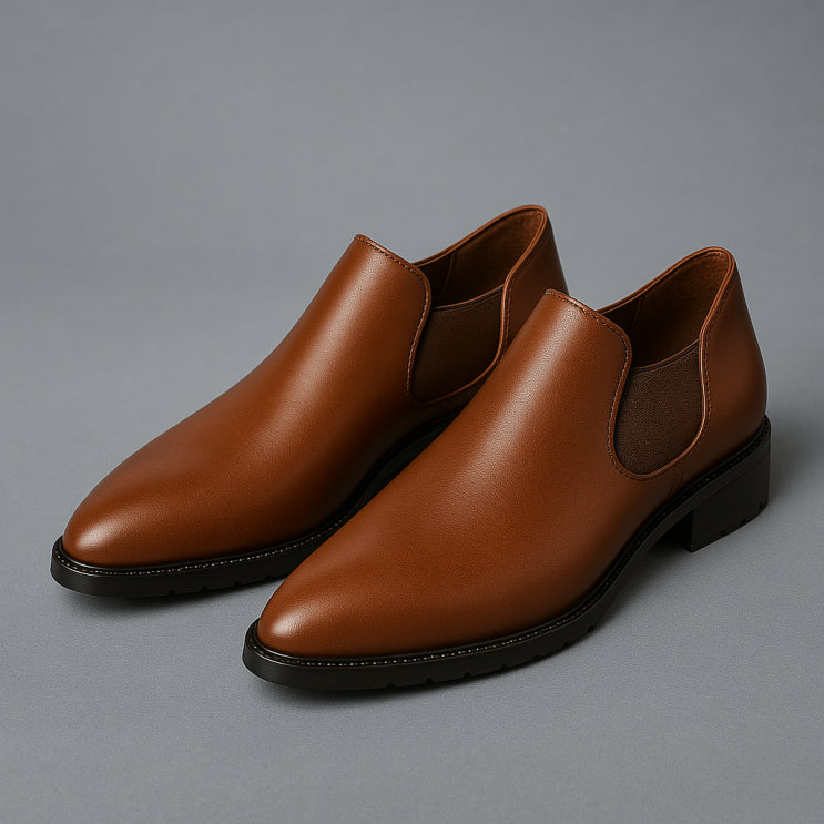 Slevo Genuine Leather Loafers